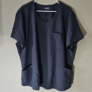 1l Scrubstar Grey V-Neck Medical Top
